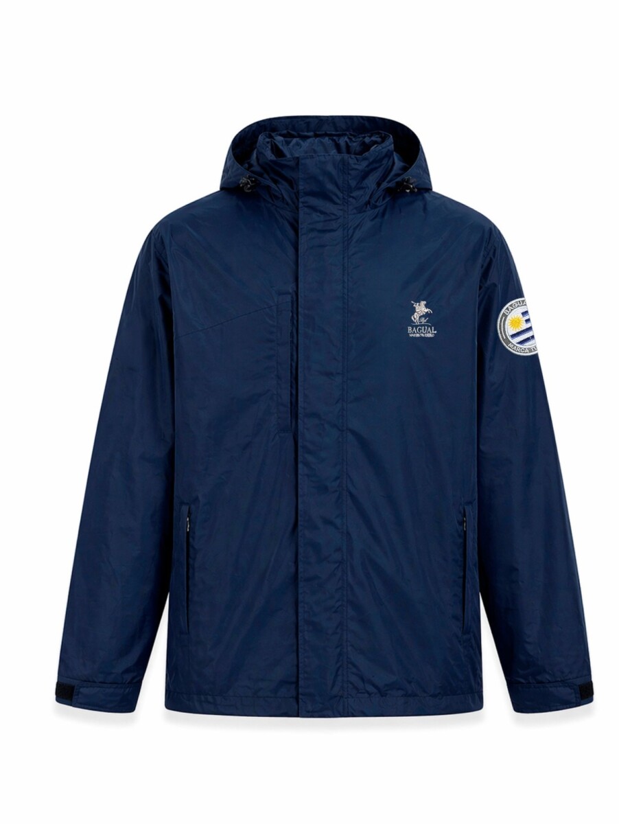Campera Taslon Hombre - azul 