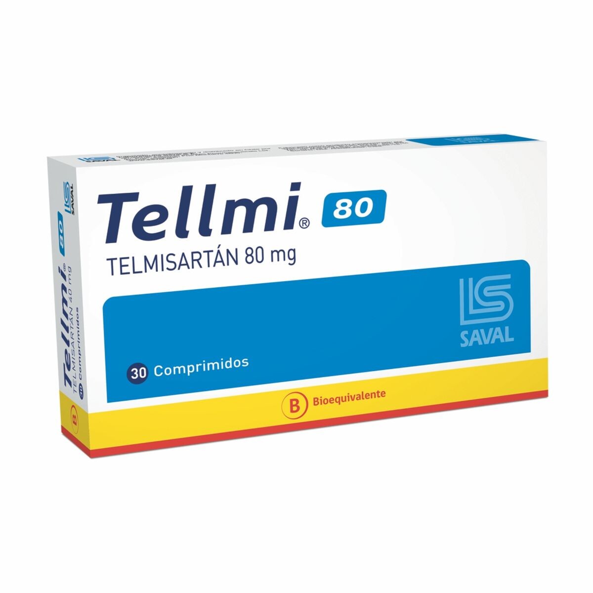 TELLMI 80 MG. CJ X 30 COMP. 