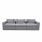 Sofá Río, 4 Cuerpos Gris
