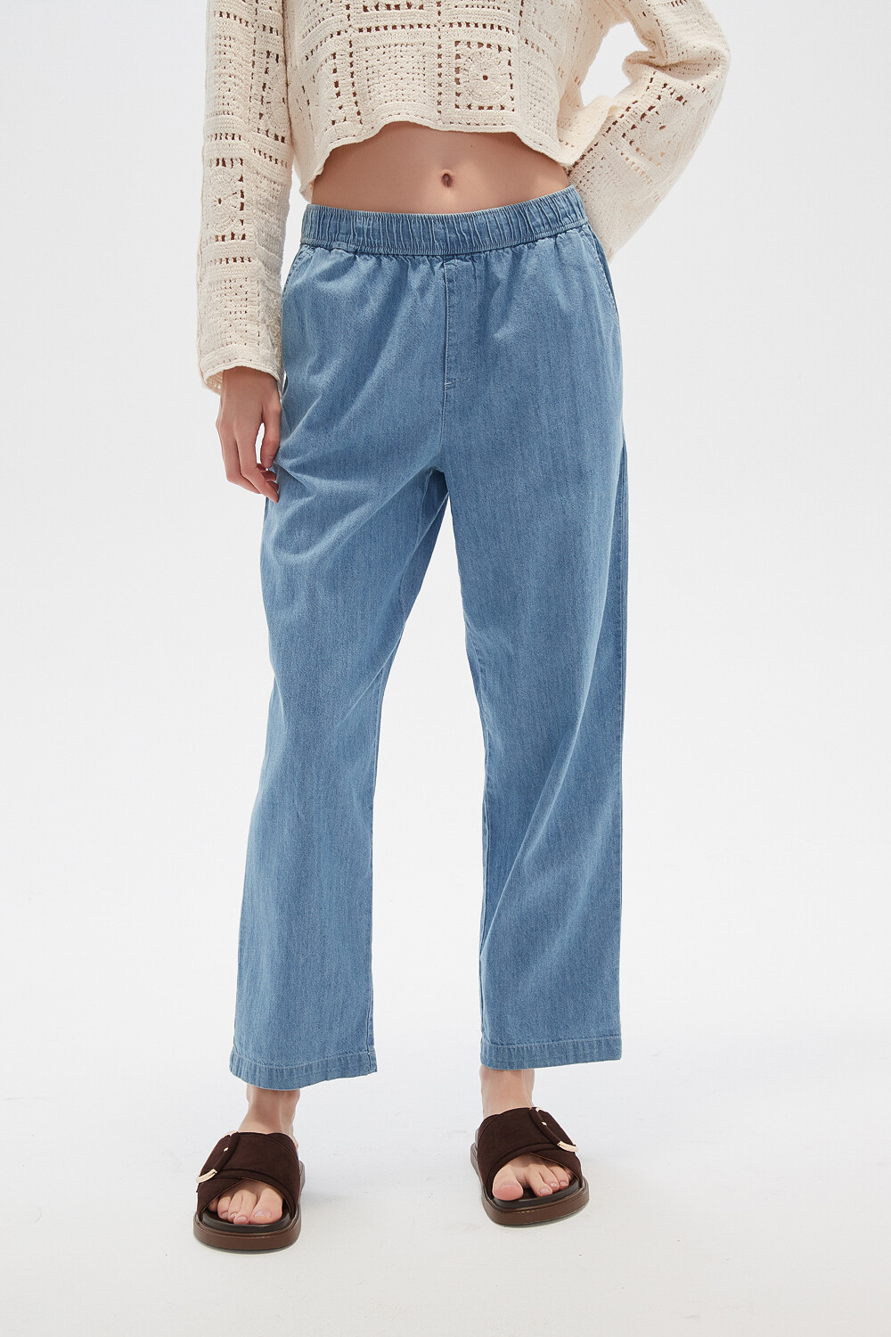Pantalon Liru Celeste