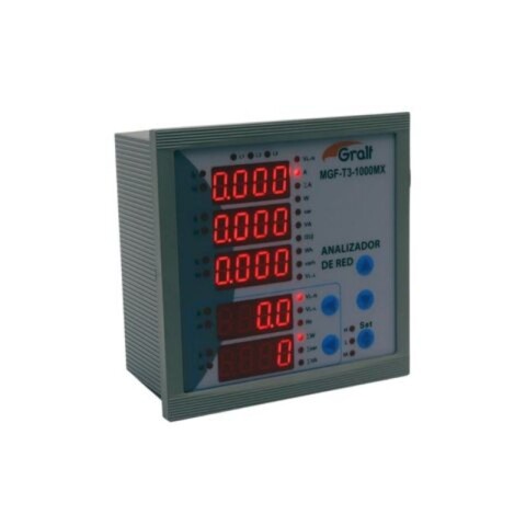 ANALIZADOR DE RED MGF-T3-1000MX C/ MODBUS-RTU/RS485 - GRALF ANALIZADOR DE RED MGF-T3-1000MX C/ MODBUS-RTU/RS485 - GRALF