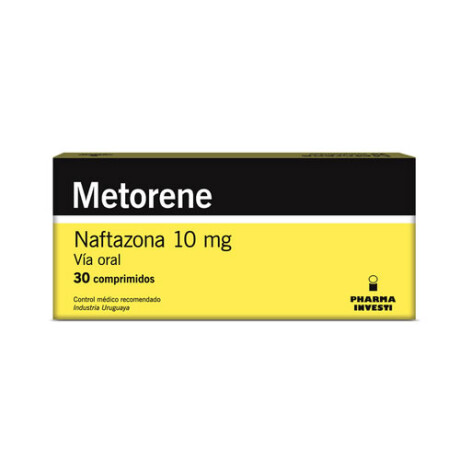 Metorene 10 mg 30 comp – Antibiótico (Metronidazol) Metorene 10 mg 30 comp – Antibiótico (Metronidazol)