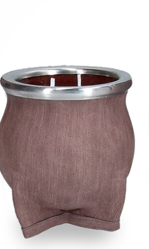 MATE DE CERÁMICA CHICO DELTA CUARZO TEXTURADO