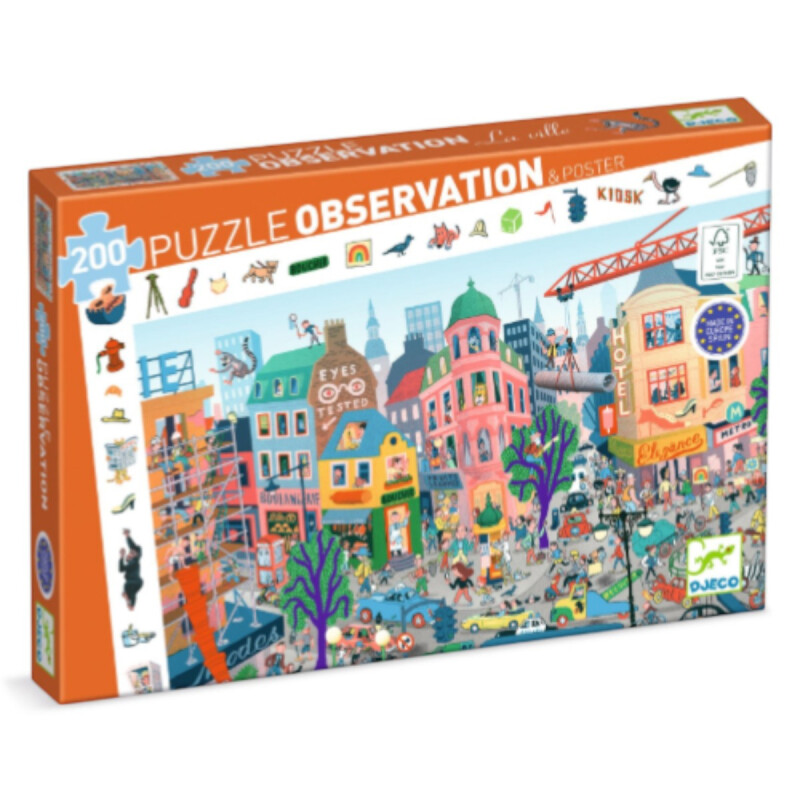 Juego de Mesa Puzzle Observación Ciudad Juego de Mesa Puzzle Observación Ciudad