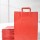 Pack x 200 - bolsa lisa 30x12x41 cm. ROJO