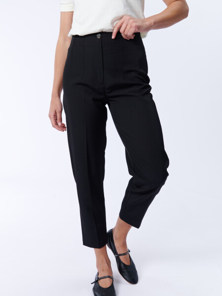 Pantalón vestir Carrot Negro