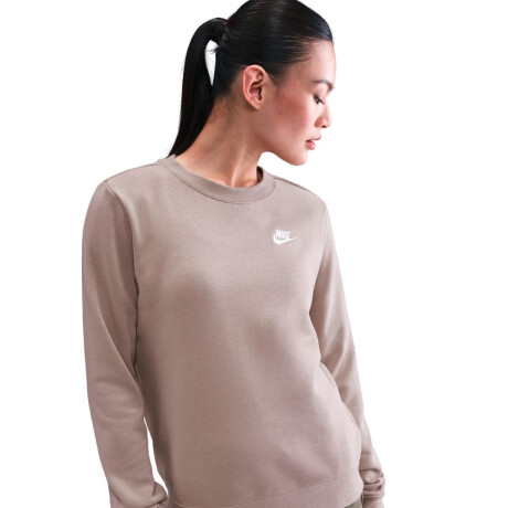 Campera Nike Sportswear Club de Mujer Chocolate