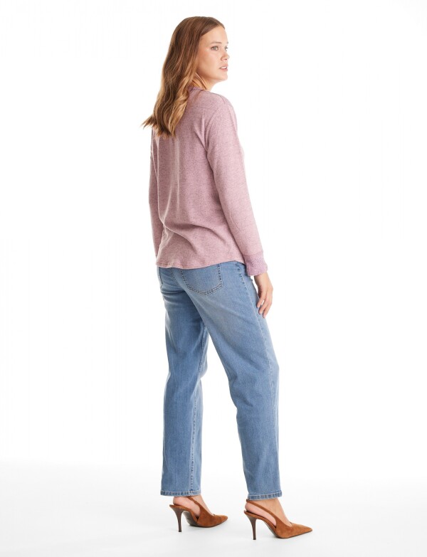 Buzo Hacci Henley ROSA