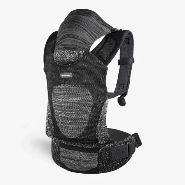 Mochila porta bebe Hoody Kikkaboo negro