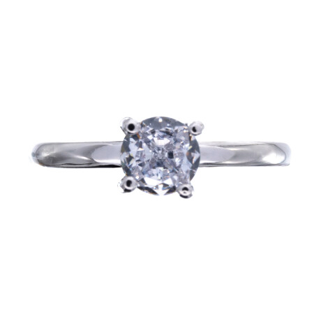 Anillo de Plata 925 rodinada con circonia Anillo de Plata 925 rodinada con circonia