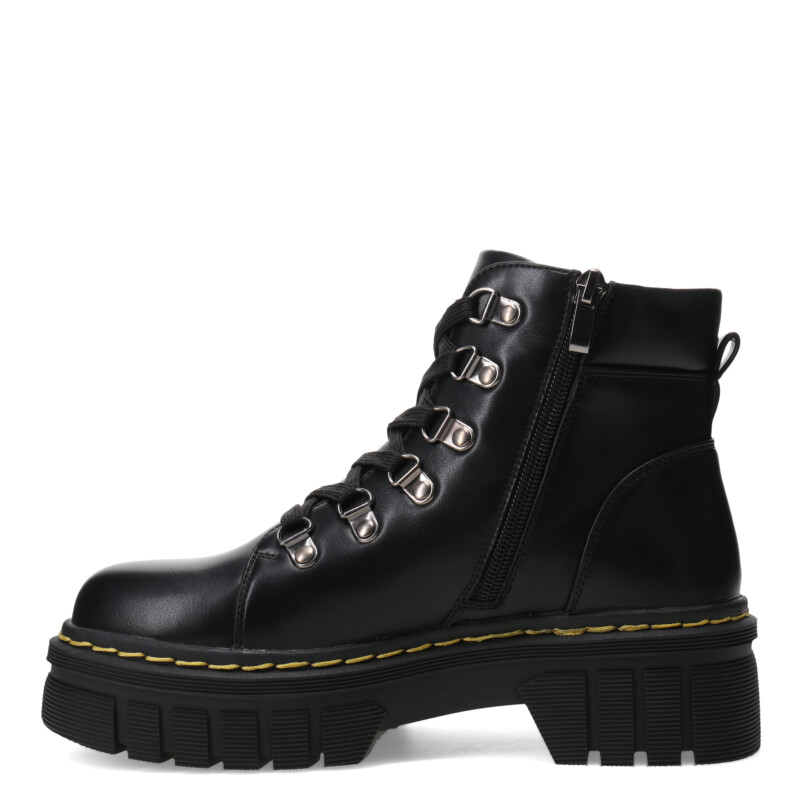 Bota de Mujer Miss Carol QUBE acordonada Negro