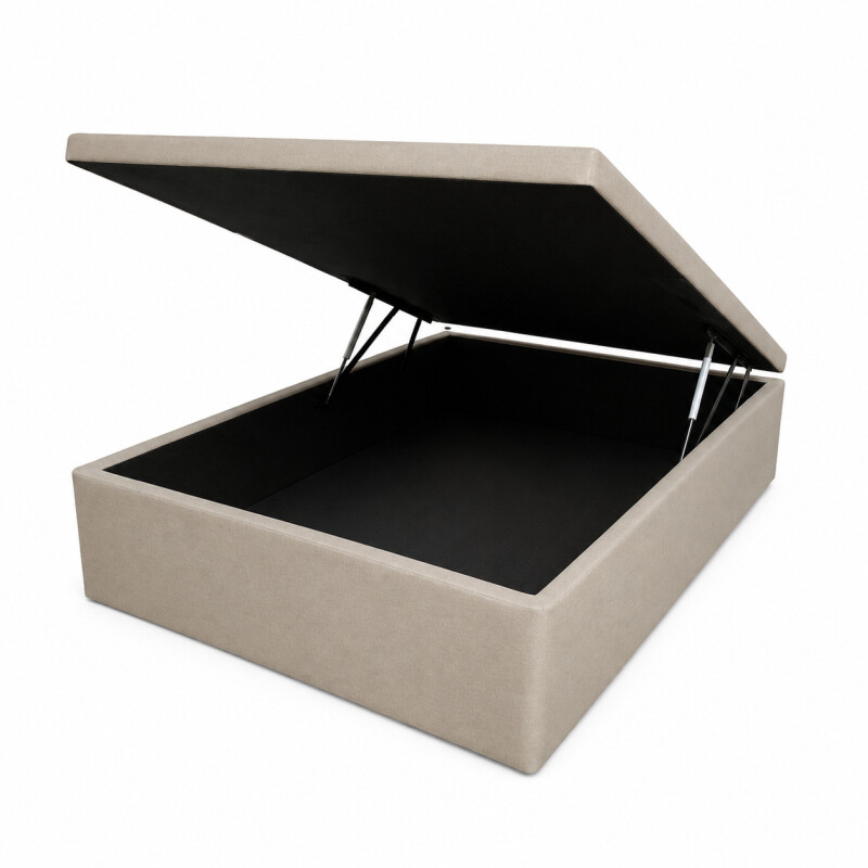 Box Baúl - Tapizado en Lino 110x190 Beige