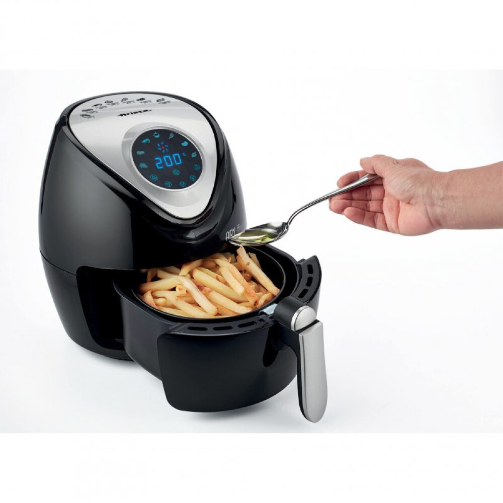 FREIDORA AIRE ARIETE BK/SLVR MOD.4616 negro