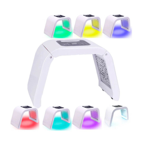 Cabina Fototerapia Tratamiento Prof Luz Facial 7 Led Blanco