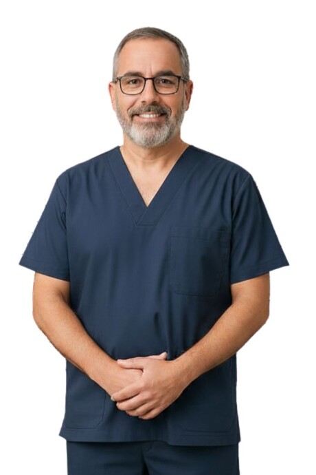 Casaca médico Azul marino