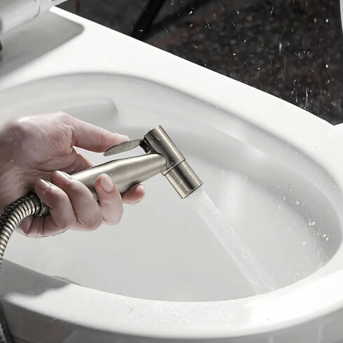 Ducha Higienica De Empotrar Monocomando GRIS-BRUSHED NICKEL