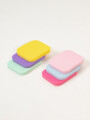 Set Esponjas Maquillaje Rectangular, X6 Un. Color Unico