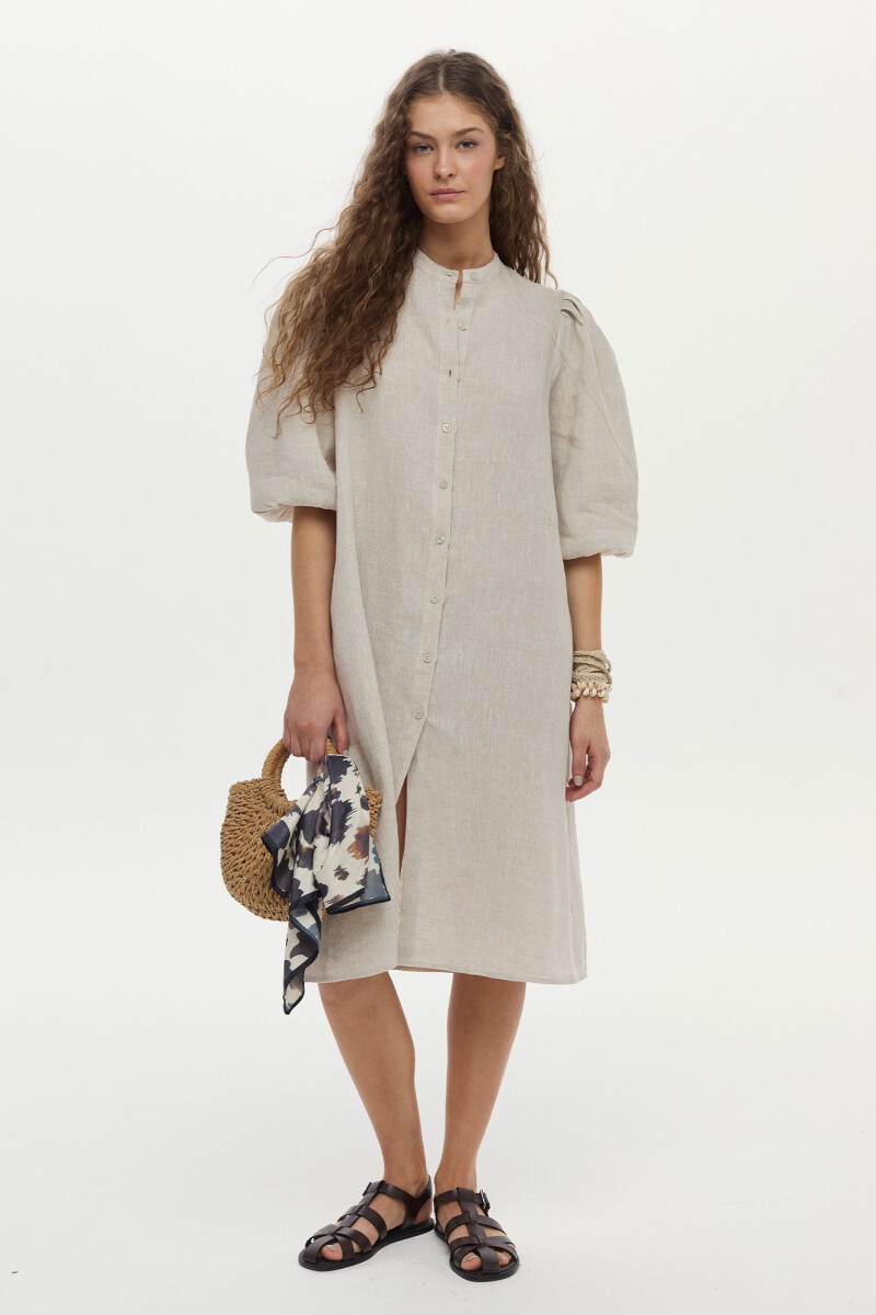 Vestido Perla Beige