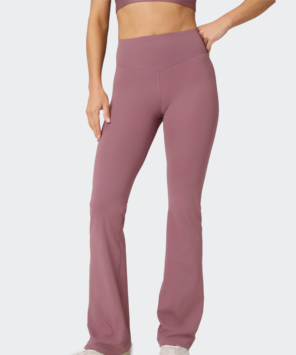 Pantalón Fabletics Campana PureLuxe - Rosa 