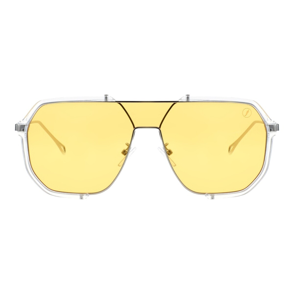 Lentes de Sol Chilli Beans Doha - Transparente - Amarillo 