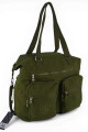 Bolso grande con bolsillos Verde
