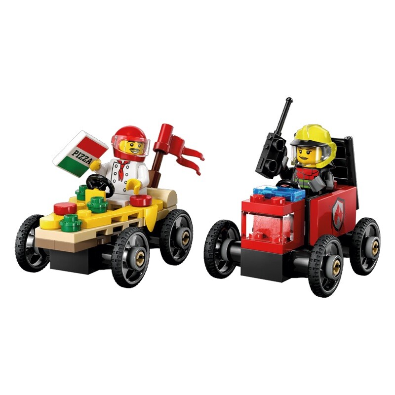 LEGO City Pizza vs. Camión de Bomberos 5+ LEGO CITY PIZZA VS CAMION DE BOMBEROS +5
