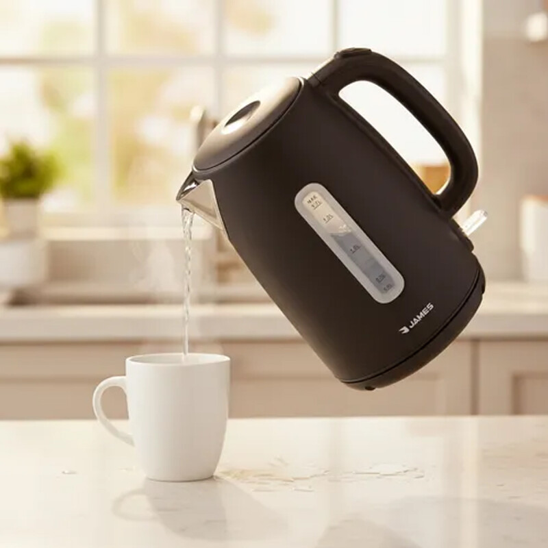 JARRA ELECTRICA JAMES JJE 17 NEGRA 1.7 LITROS Jarra Electrica James Jje 17 Negra 1.7 Litros