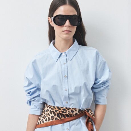 CAMISA CHRISTA Celeste