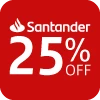 Santander 25% off