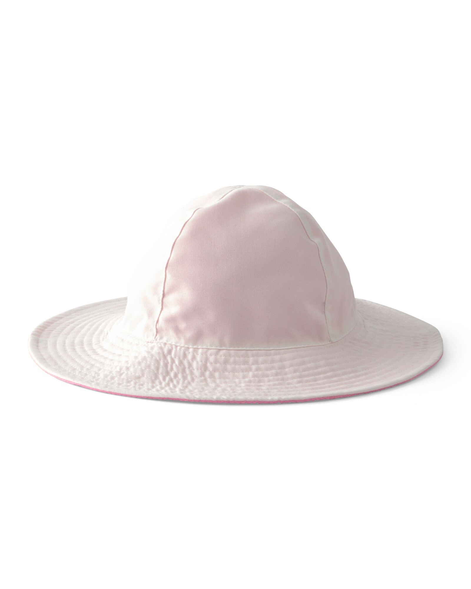 Capelina reversible, rosa y blanco Sin color