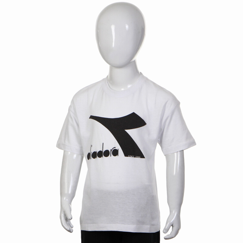 Diadora Junior. T-SHIRT SS CHROMIA Blanco
