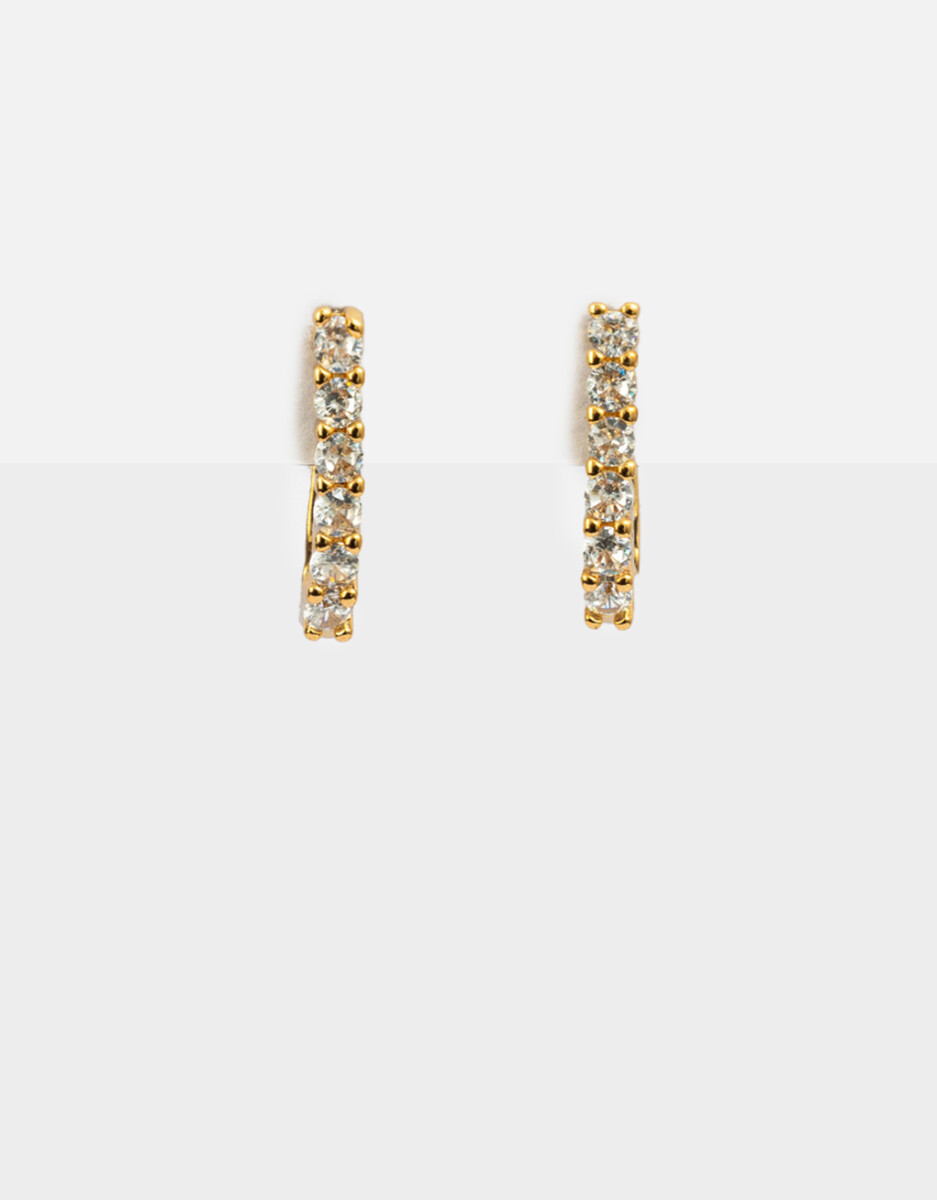 Argollas Con Cubic Zirconia 