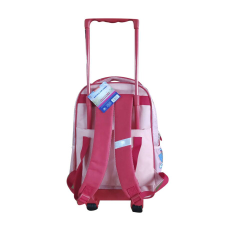 Mochila Infantil 3D con Carro Tafeta Grande 40 x 30 cm Paw Patrol Fem Rosa