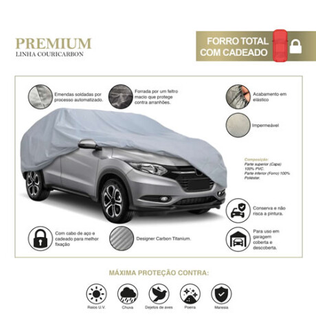 Funda para auto SUV mediano talle especial único en el pais de eco cuero Funda para auto SUV mediano talle especial único en el pais de eco cuero