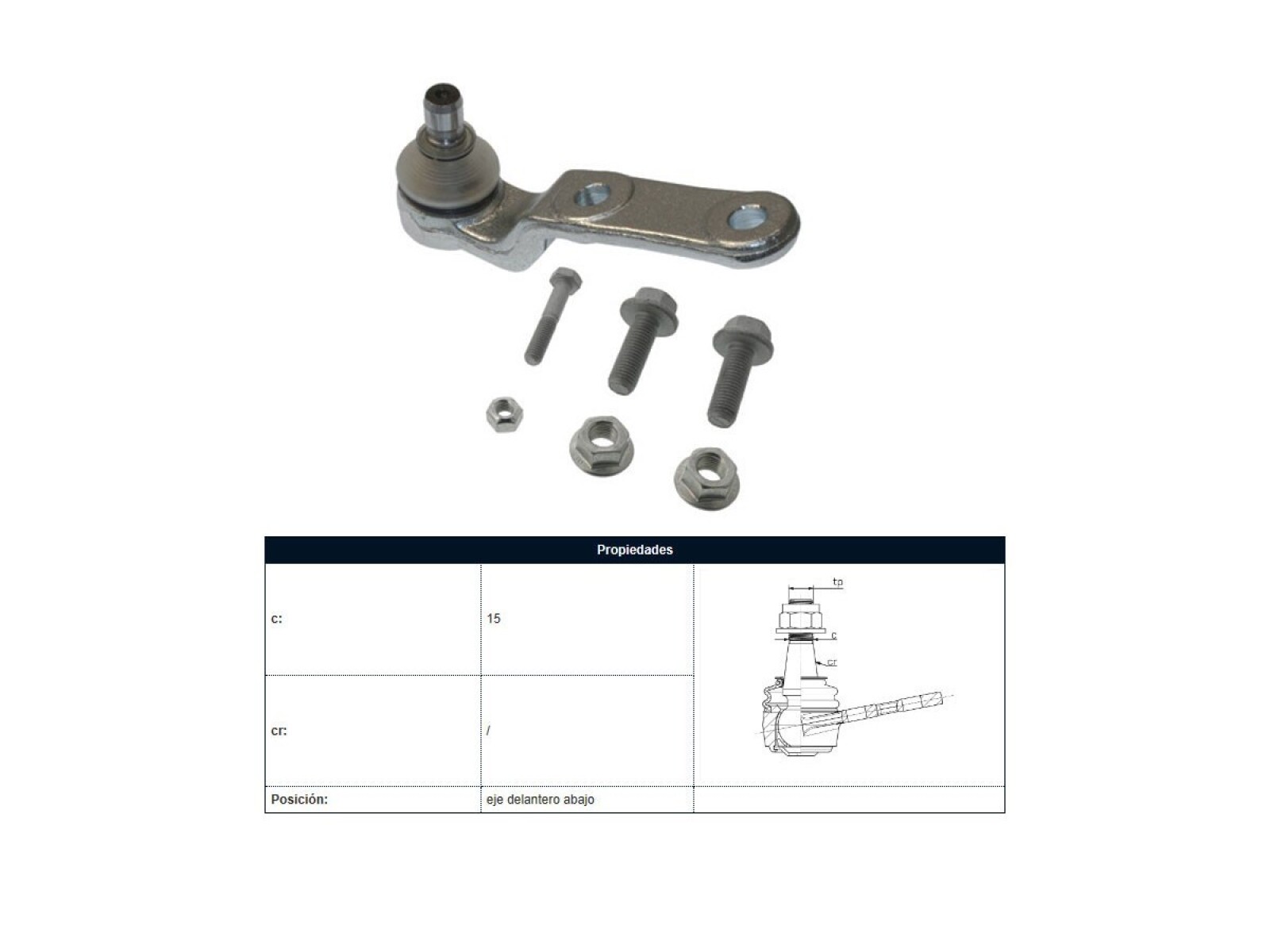 Rotula Del Chev Celta/Corsa Combo/Corsa/Montana 95-21 Der/Izq 