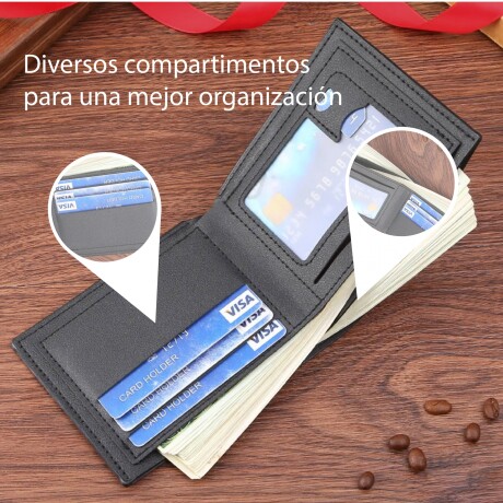 Billetera Hombre Ejecutiva Minimalista Delgada y Moderna Marrón