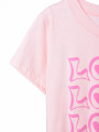 REMERA ESTAMPADA ROSA CLARO