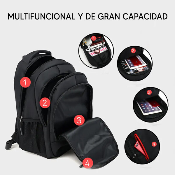 Mochila Múltiples Comportamientos Mz-4432 NARANJA