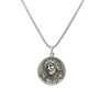 Dije Jesús Coronado-Plata 925 quemada-Sin Piedra- CP3059 sinpiedra