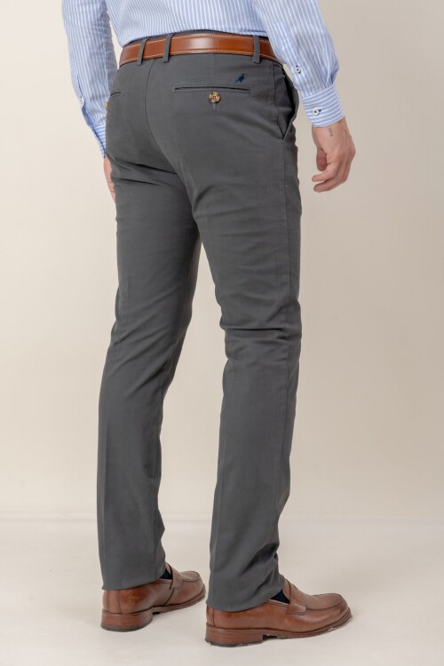 Pantalón Cotton Twill Gris