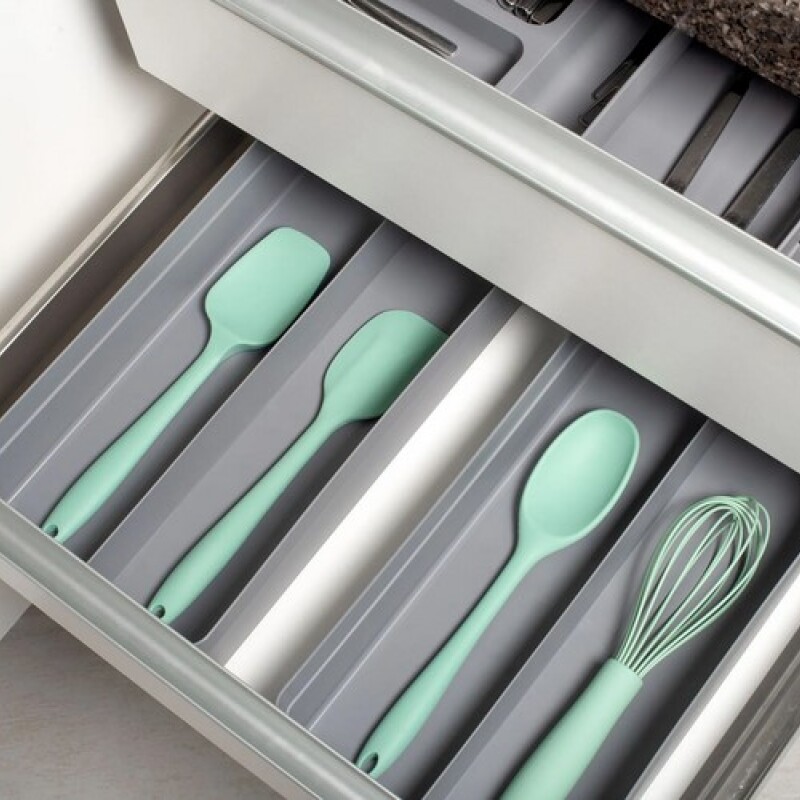 Organizador de cajones 2 secciones Beige