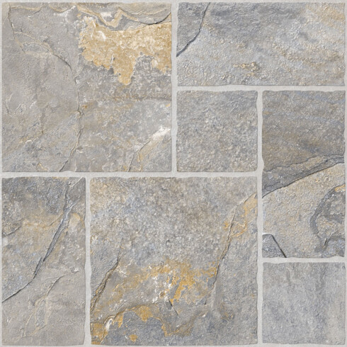 CERAMICA PISO 56X56 TIPO PIEDRA ANTIDESLIZANTE GRIS MATE GAMAS DE GRIS