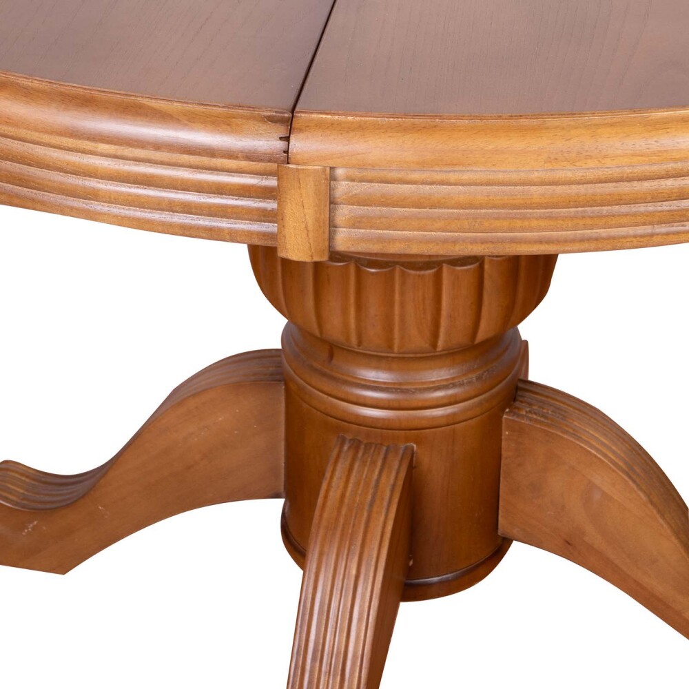 MESA DE COMEDOR EXT. MADERA MARRON COLONIAL