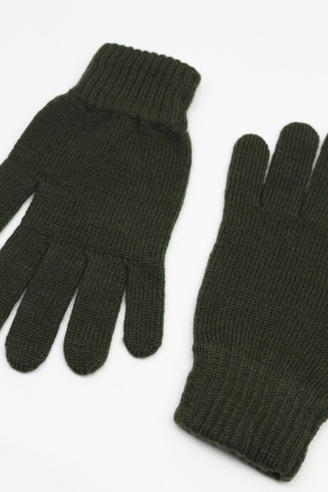 Guantes de Lana Verde