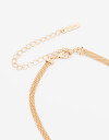 Collares Cortos Metal Collar Corto Metal Mesh. - Dorado