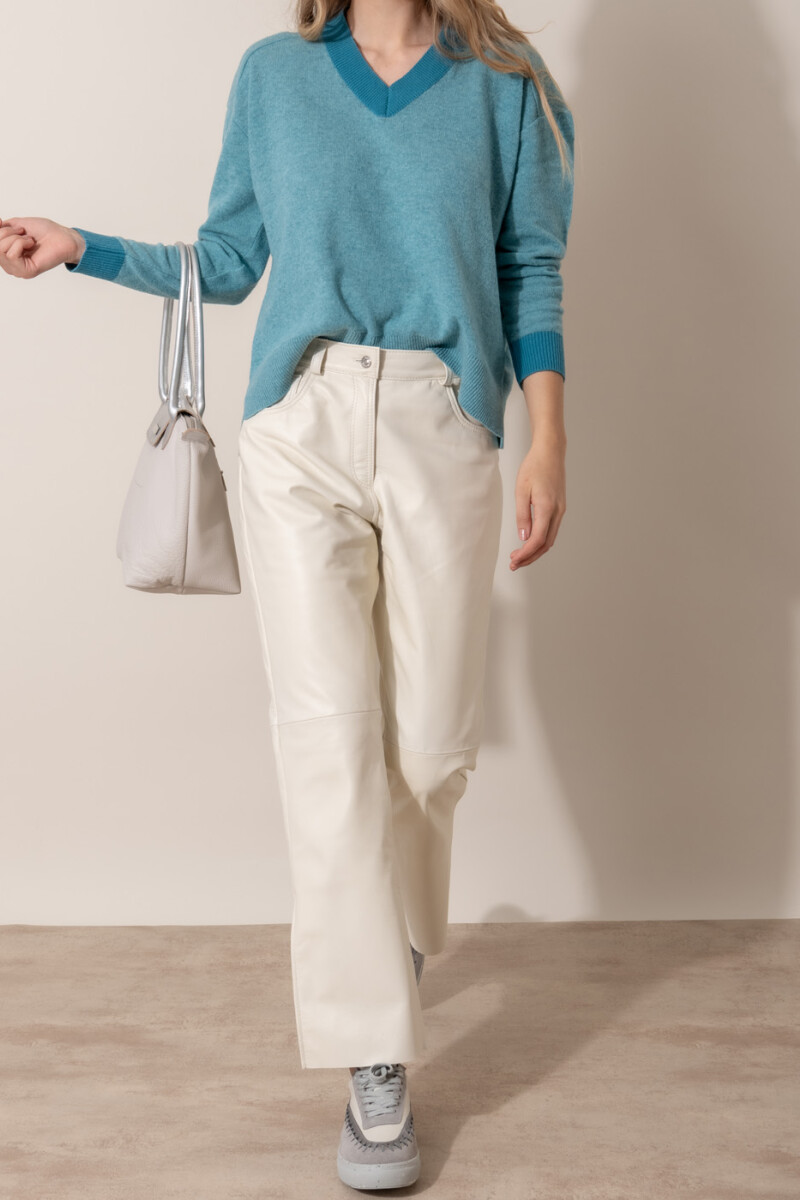 Leather Pant Natural