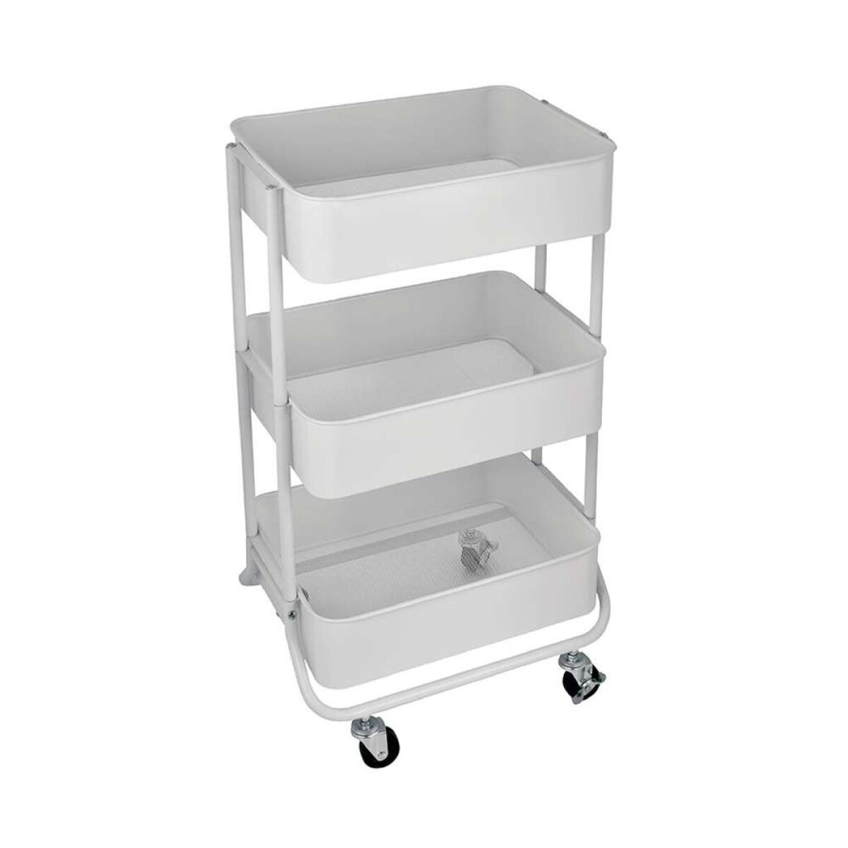 Carrito Multiuso Hierro 44.5X30.5X75Cm Blanco 