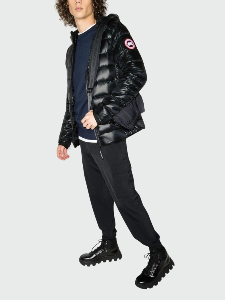 Canada Goose -Campera con capucha rellena de plumas, Coftron - Negro 