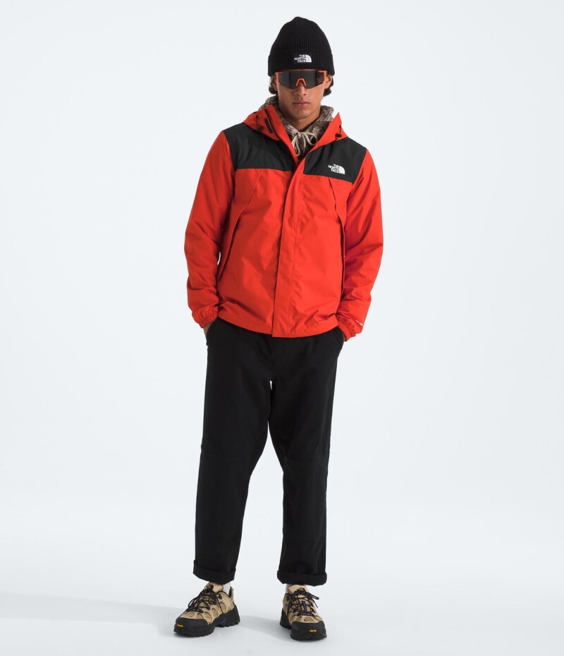 Campera Impermeable Antora hombre Lava Red/tnf Black