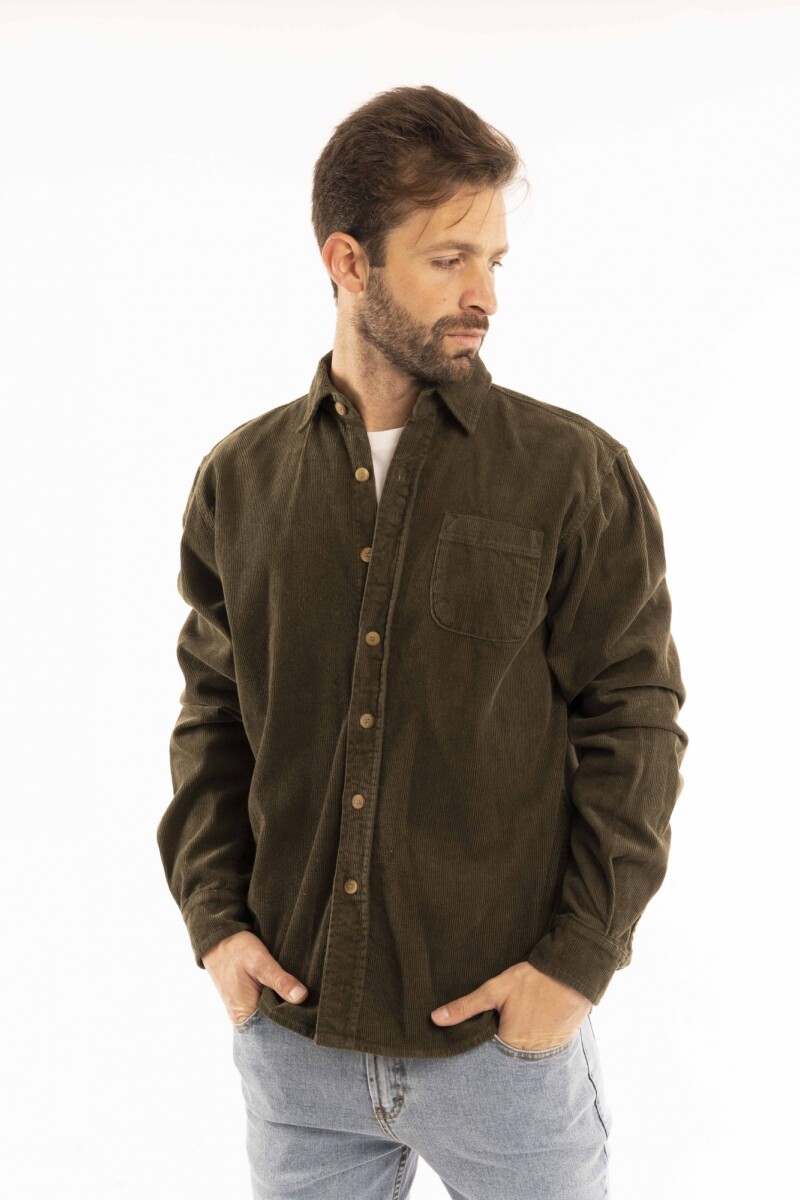 CAMISA SUTTON BR VERDE MILITAR